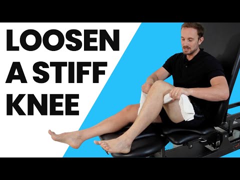 Loosen A Stiff Knee at Home #KneeFlexibility #StiffKnee
