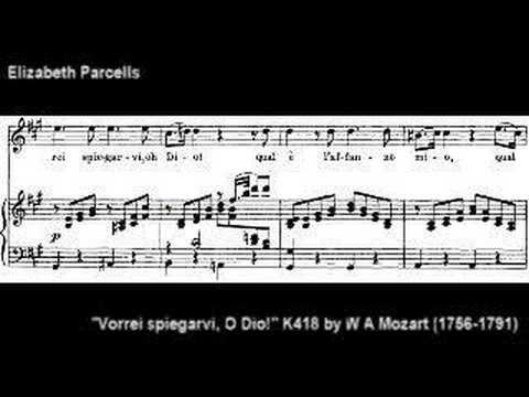 Elizabeth Parcells "Vorrei spiegarvi, O Dio!" K418 Mozart