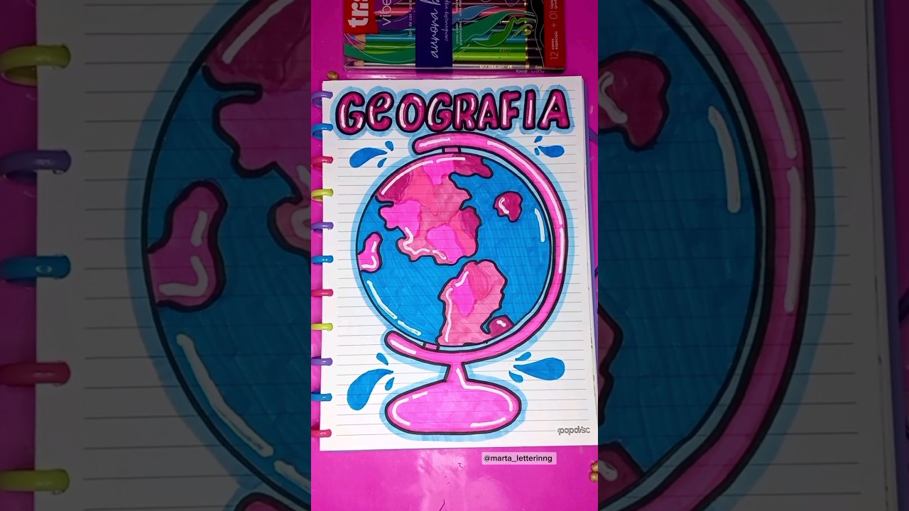 Capa de Matéria de Geografia 🌎