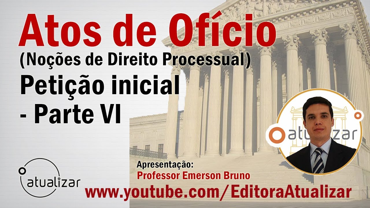 NCPC - Art. 322 a 324 (Petição Inicial - Parte VI)