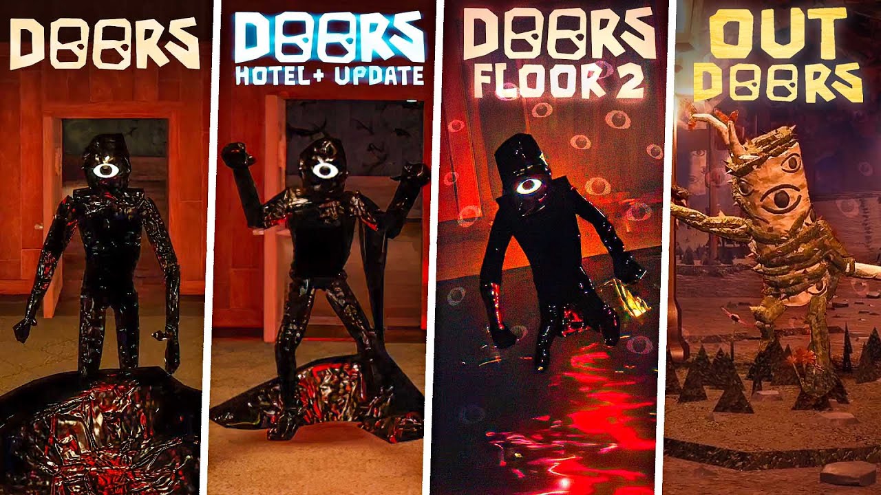 OLD vs NEW SEEK Chase! | (OUTDOORS; FLOOR 2; HOTEL+; CLASSIC)  - DOORS The Great Outdoors [Showcase]