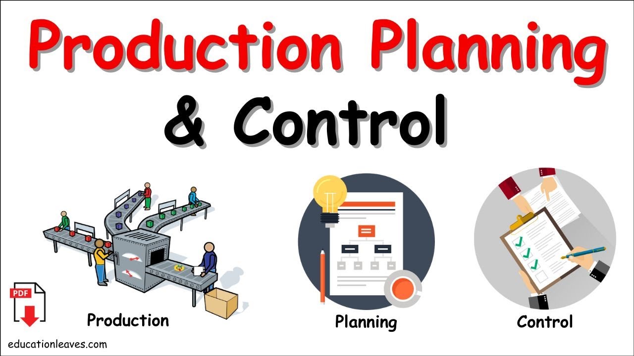 What is Production planning and control? Functions, Importance #productionplanning