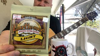 Video thumbnail for Ernie Ball Earthwood Acoustic Guitar Strings (Light) Review by Jason Stallworth