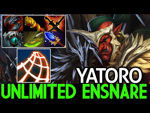 YATORO [Troll Warlord] Unlimited Ensnare Top Pro Carry Gameplay Dota 2