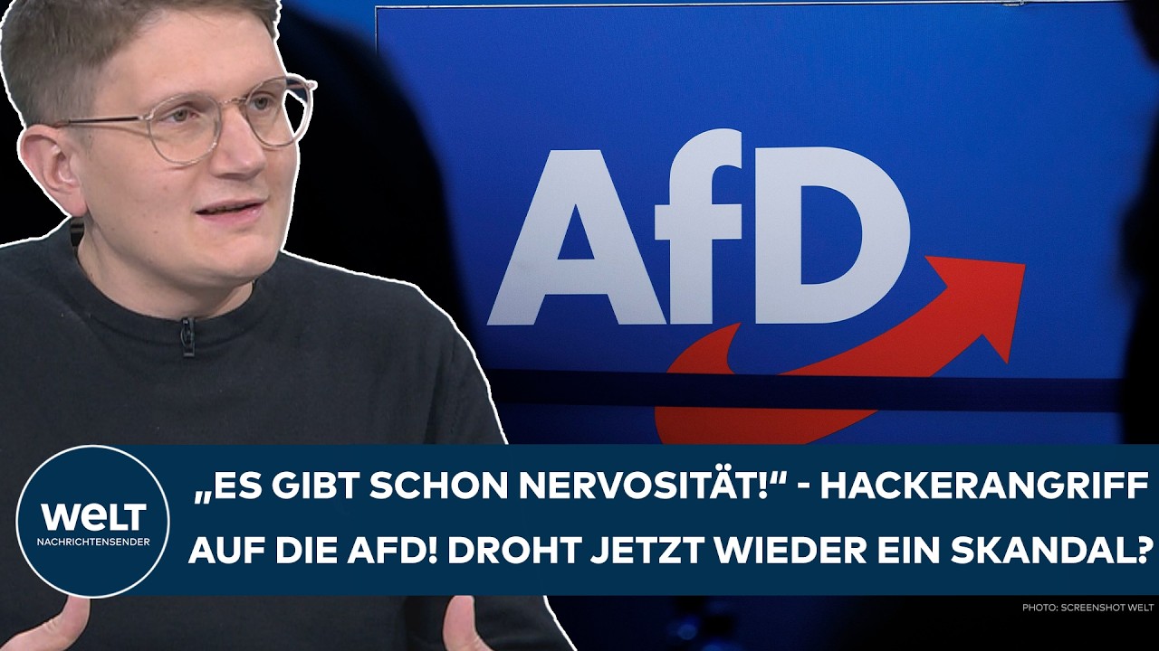 AFD GEHACKT: "Es gibt schon Nervösität" - Hunderttausende Daten geleaked! Krasser Hackerangriff!