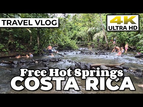 Free Hot Springs Near La Fortuna, Costa Rica 🔥 Walking Tour + Drone Flight #travel #costarica
