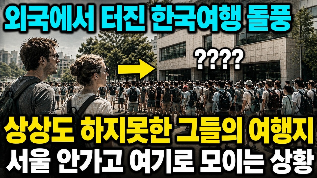요즘 외국인들이 한국 여행 와서 가장 먼저 찾는 의외의 장소들