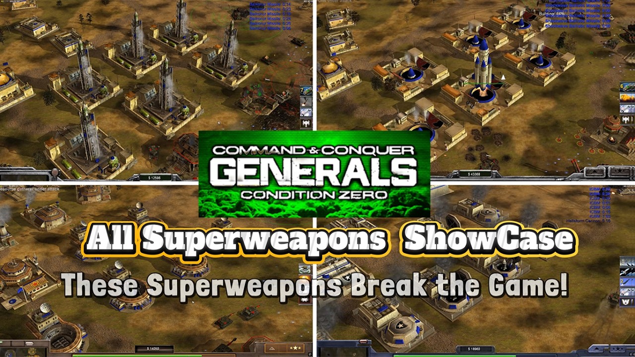 ☢️ Ultimate Superweapon Showcase! Condition Zero Mod – Generals Zero Hour
