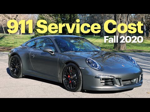 Porsche 911 GTS Fall 2020 Service Cost