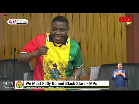 MPs Rally Behind Black Stars Ahead of 2026 FIFA World Cup Game