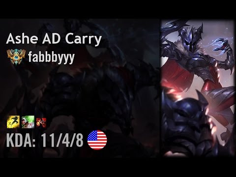 Ashe AD Carry vs Ezreal - fabbbyyy - NA Challenger Patch 6.7
