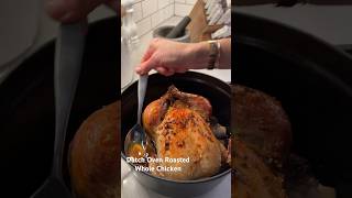 Dutch oven whole roasted chicken