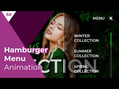 Hamburger Menu Animation with Scroll | Adobe XD Tutorial | BKreative