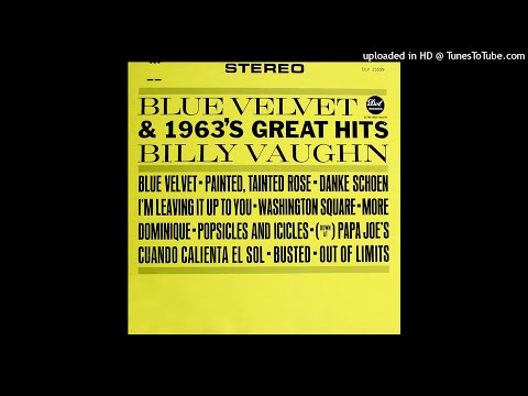 Billy Vaughn And His Orchestra - Blue Velvet & 1963´s Great Hits ©1964 [Long Play Dot Records - DLP