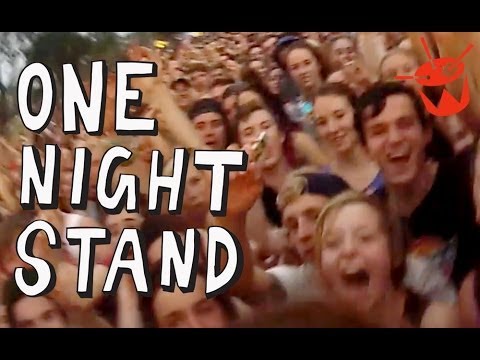 Alex Dyson crowdsurfs at triple j One Night Stand