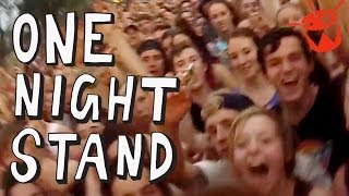 Alex Dyson crowdsurfs at triple j One Night Stand