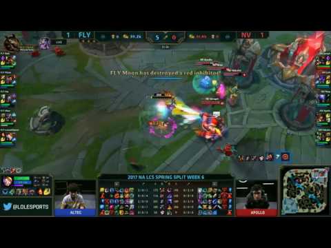 Fly Quest vs Team Envyus Highlights Game 3|NA LCS W6D2 Spring 2017 |Blitzcrank support