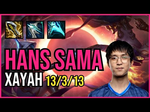 HANS SAMA - XAYAH vs VARUS ADC - EUW Master - Patch 11.7