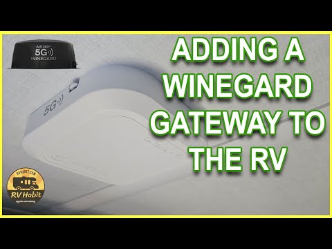 The Winegard 360+ 5G Antenna and Winegard Gateway Router for the RVs Television and Internet Access