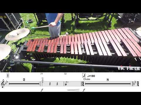 2018 Blue Knights Marimba - LEARN THE MUSIC to "Fall and Rise"