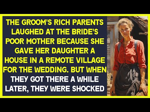 Groom's rich parents laughed at the bride's poor mother because she gave  a shabby house in village