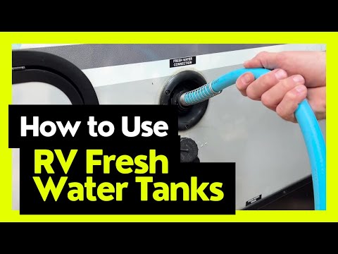 How to Use an RV Fresh Water Tank and RV Water Pump