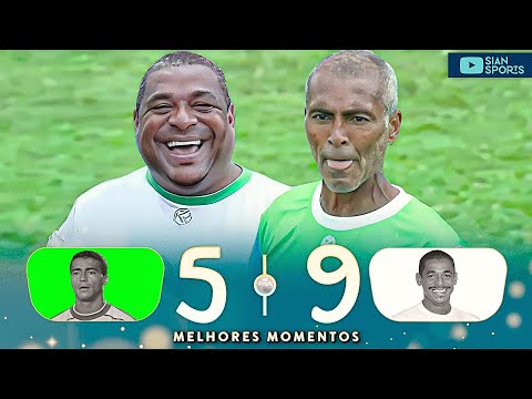 AOS 57 ANOS ROMÁRIO HUMILHOU E FEZ GOLAÇO ENTRE AS PERNAS DO GOLEIRO EM AMISTOSO BENEFICENTE DE 2023