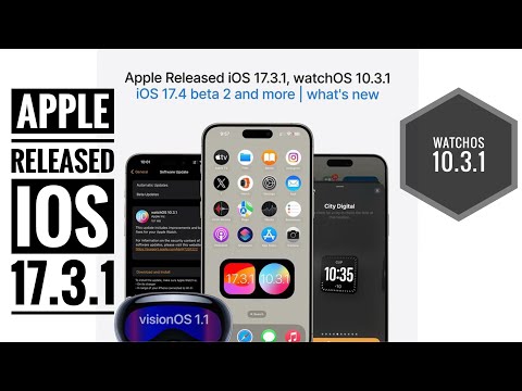 iOS 17.3.1 Released | iOS 17.3.1 | WatchOS 10.3.1 #ios17.3.1 #watchos10.3.1 #mrtechsquare
