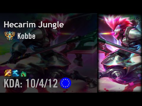 Hecarim Jungle vs Olaf - Kobbe - EUW Challenger Patch 6.16