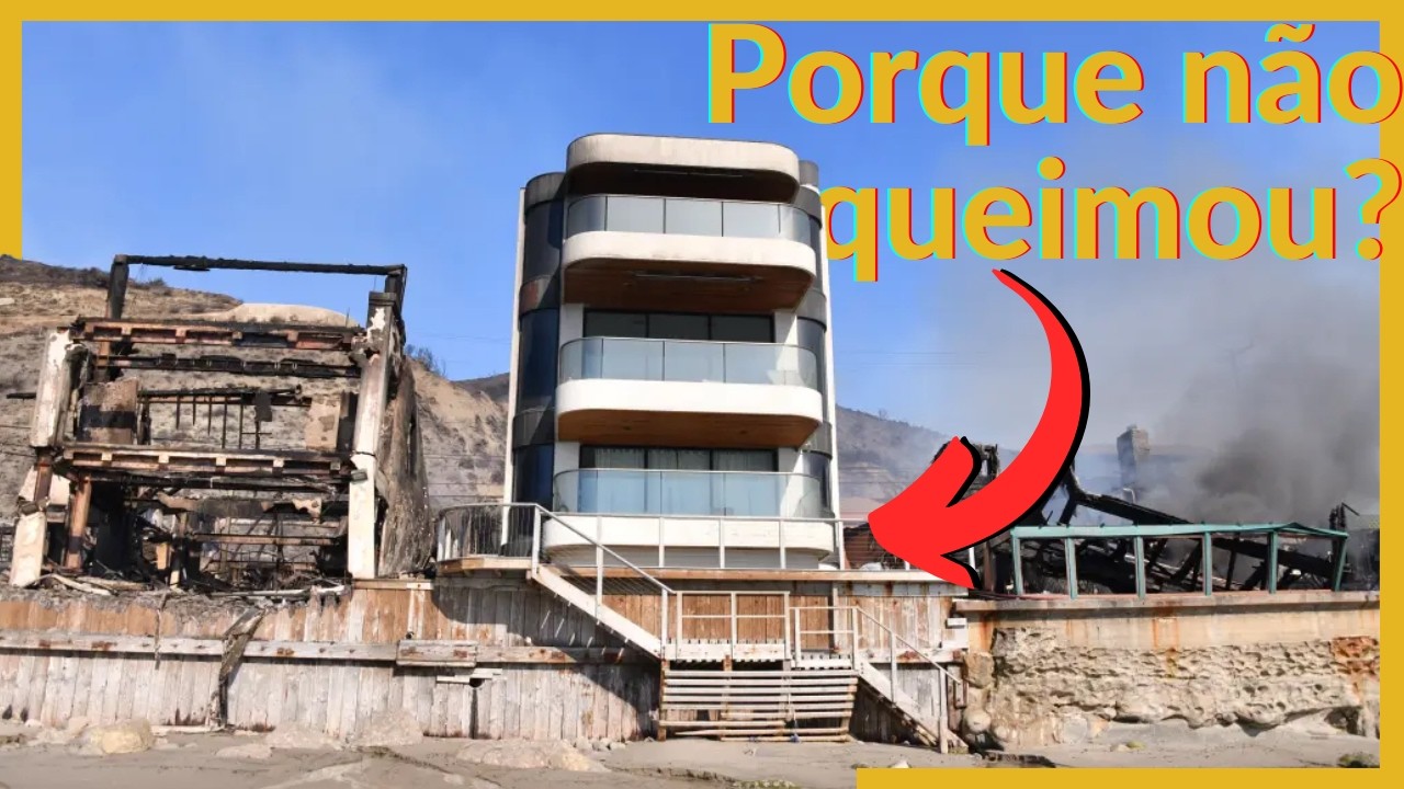 Porque somente essas casas ficaram de pé após os incêndios  de Los Angeles?