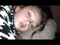 Girls eyes open while sleeping 2 