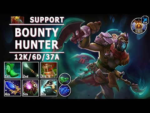 Bounty Hunter Soft Support | 7.32c | Pos 4 BH Play | Dota 2 Immortal Gameplay