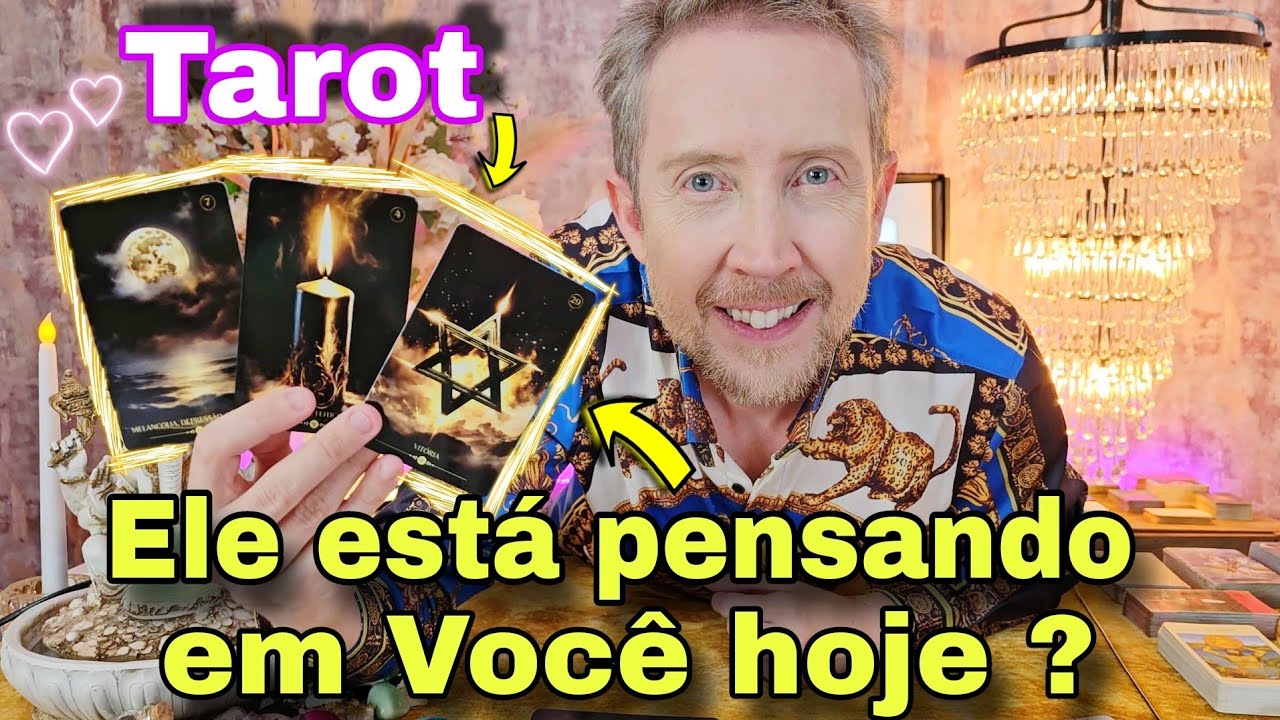 ELE ESTÁ PENSANDO EM VOCÊ HOJE ?COMO ESTÁ A CABEÇA DELE EM RELAÇÃO A VOCÊ?rei do oráculo hoje,buba