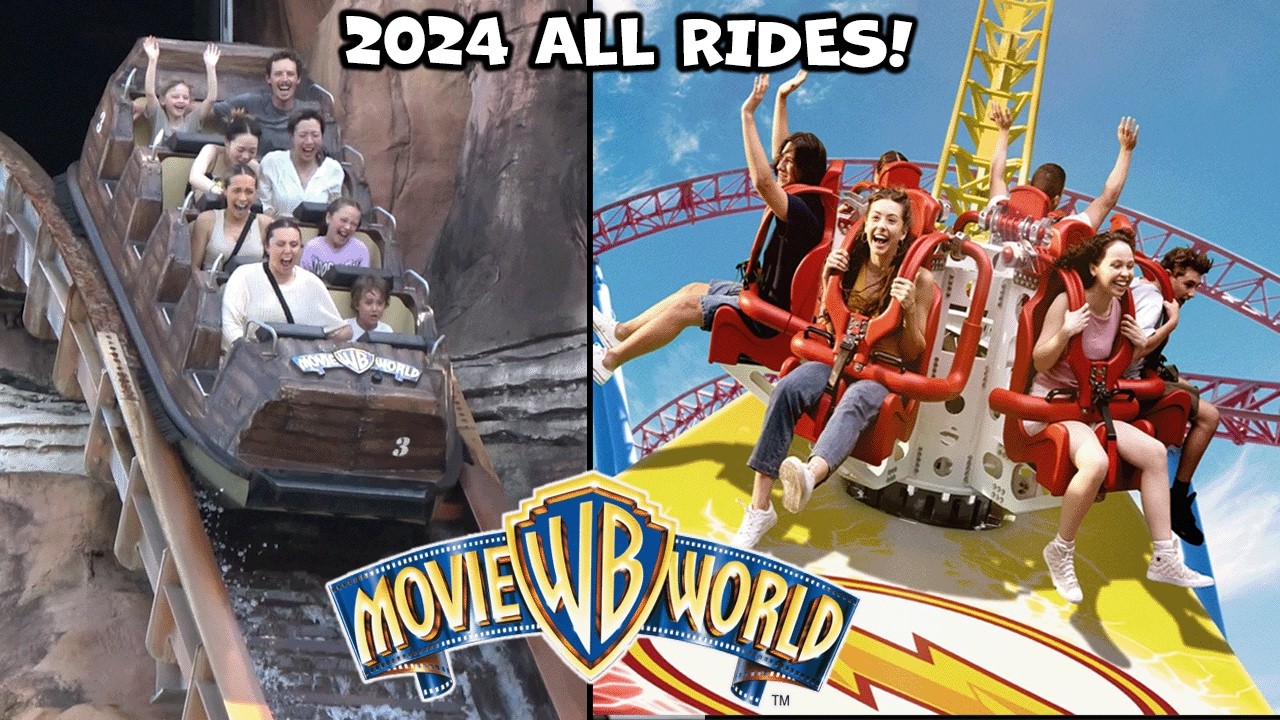 Take a virtual tour of all rides at Warner Bros. Movie World.