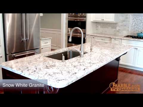 Snow White Granite Kitchen Countertops