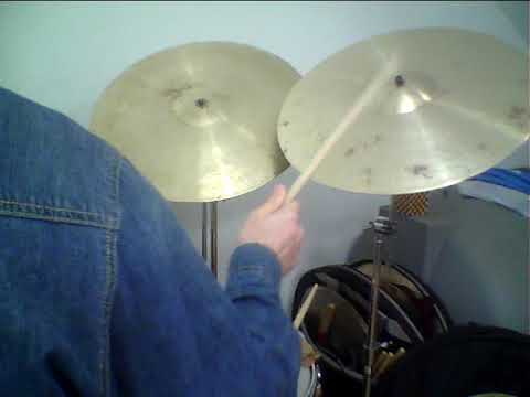 20" 1815g & 19" 1850g thin jazz ride cymbals MATTIA BOURGIS HANDMADE CYMBALS