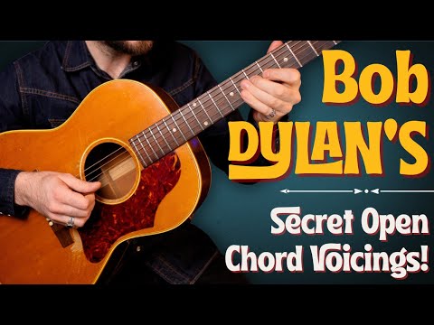 Bob Dylan's Beautiful Open Chords & Picking Patterns! Fingerstyle Acoustic Guitar Lesson