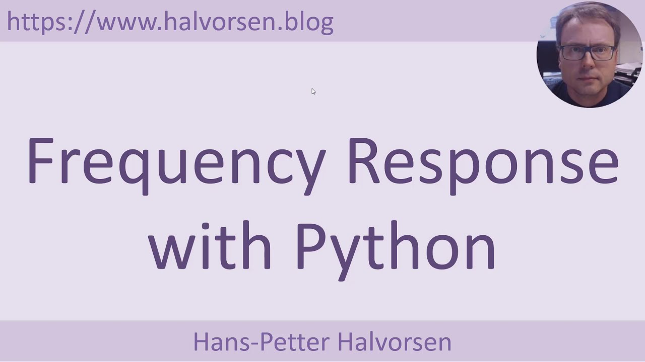 Frequency Response with Python