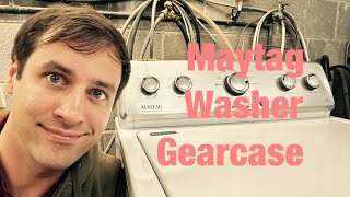 How to fix a Maytag Whirlpool washer that won't spin - Gearcase w11454734 drive hub w10528947