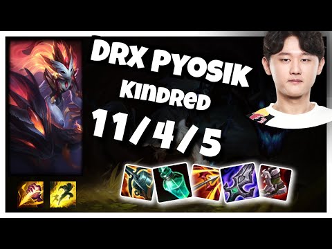 Kindred vs Udyr DRX Pyosik JUNGLE (11/4/5) - v11.3