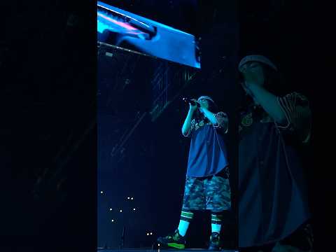 Billie performing “ocean eyes” in Los Angeles