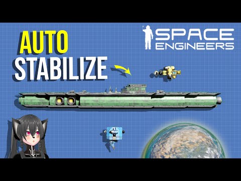 How to Keep Drone Carrier Ships Stable in Gravity, Space Engineers Automatons