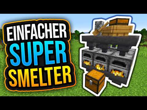 EINFACHER SUPER SMELTER (TUTORIAL) ✨ Minecraft 1.21 ✨ ErikOnHisPeriod