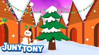 Look out the Window | Christmas Carol | Christmas Songs for Kids | Nursery Rhymes | JunyTony