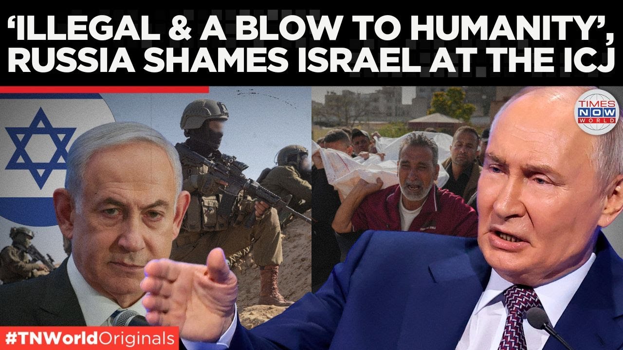 Russia’s STUNNING ICJ Statement: “Israel is KILLING International Law”
