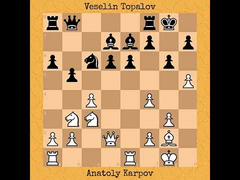 Anatoly Karpov vs Veselin Topalov | Karpov's Immortal | Linares (1994)