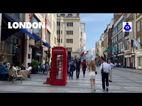 London Spring Walk ???????? OXFORD STREET, Bond Street to Piccadilly Circus | Central London Walking Tour