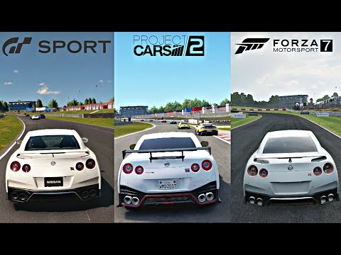 GRAN TURISMO SPORT vs PROJECT CARS 2 vs FORZA 7 [4k Graphics Gameplay Comparison]