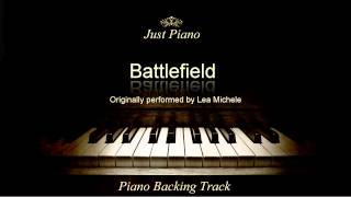 Battlefield by Lea Michele (Piano Accompaniment)