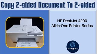 HP DeskJet 4255 |4220 : Copy 2 sided document to 2 sided